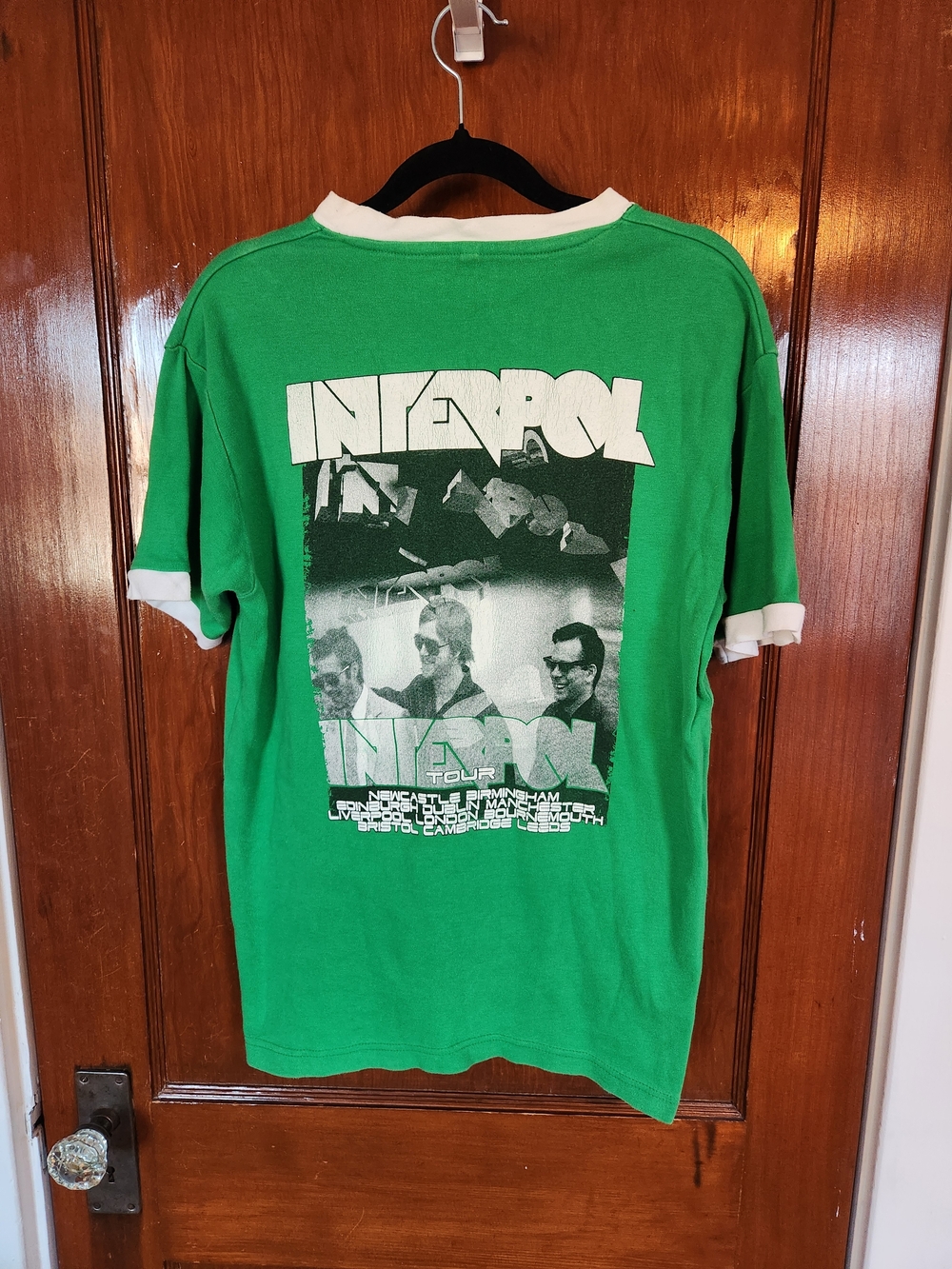 Vintage Interpol Green Ringer Concert Tee - Picture 2 of 8